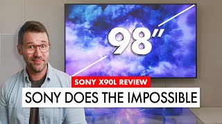 SONYS BIGGEST TV that BEATS MiniLED 98 Inch SONY X90L Review [upl. by Ettezil]