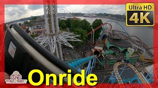 Jetline ONRIDE POV Video Gröna Lund 2022  Schwarzkopf Achterbahn – Roller Coaster Front Seat POV [upl. by Musette]