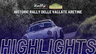 C I Rally Auto Storiche  HIGHLIGHTS  14° Historic Rally Vallate Aretine [upl. by Mccallum]