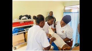 Lymphedema Medical Camp at Bugema University Hospital over 163 patients [upl. by Hildick]