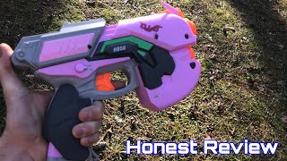 Honest Review Nerf Rival DVa Pistol From Overwatch [upl. by Imef745]