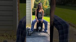 Emmanuelle Caplette is testing a Cajon Pedal by Gibraltar [upl. by Ziom]