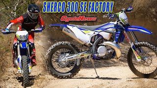 2023 Sherco 300 SE Factory First Ride  Cycle News [upl. by Kenji149]