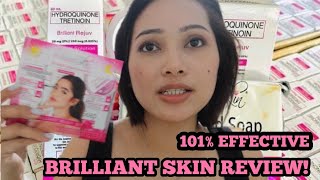 BRILLIANT SKIN REJUVENATING SET REVIEW GRABI ANG HAPDI AYOKO NA [upl. by Llemmart345]