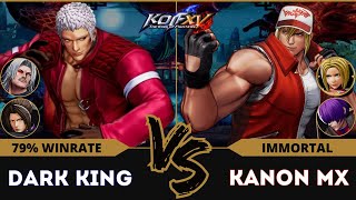 KOFXV⭐DARK KING RugalDuo LonOYashiro vs KANON MX Blue MaryTerryOShermie⭐Ranked Match 0924 [upl. by Wolf]