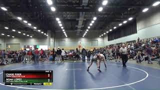 High School 9th  10th Grade 100 Chase Fiser Viking Wrestling Club Vs Noah Lopez Mile High Wrest [upl. by Lewak]