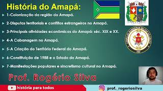 Historia do Amapá  Apresentação  concurso PMAP e BMAP [upl. by Eiruam]