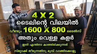 4 x 2 ടൈലിന്റെ വിലയിൽ 1600 X 800 ടൈൽസ് അതും കിടിലൻ മോഡൽ tiles malayalambest pricenew excel tiles [upl. by Zashin646]