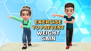 10MINUTE EXERCISE TO PREVENT CHILDREN FROM WEIGHT GAIN [upl. by Shields637]