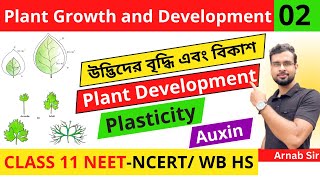 Plant Growth and Development 02 in Bengali  Plant Development  Plasticity  Class 11 NEET Biology [upl. by Odlaumor]