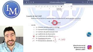 Fisiología clase 431  Presión Osmótica  parte 1 [upl. by Rowe]