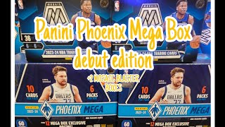 Unboxing Panini Phoenix Basketball Mega box review 2 mosaic Basketball blasters [upl. by Namreg]