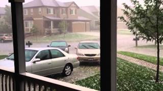 Hail storm in greeley CO [upl. by Seftton]