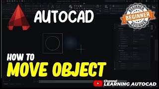 AutoCAD How To Move Object [upl. by Topliffe996]