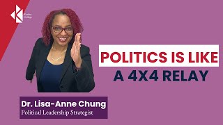 Politics is Like a 4X4 Relay Dr LisaAnne Chung I Kenleycollegecom I politicsandprinciples [upl. by Sarena941]