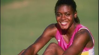 Merlene Ottey 200m Wins Sevvilla meeting in 89 [upl. by Chadbourne]