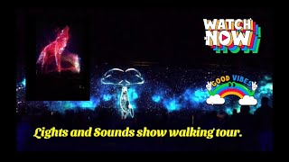 Amazing Lumina Borealis Lights and sounds walking tour Kingston Ontario Watch now👍👍 [upl. by Avlem554]