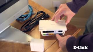 Getting Started PowerLine AV 4Port Switch Mini Kit DHP348AV [upl. by Ackerman563]