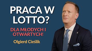 Praca w Totalizatorze Sportowym Dla młodych i otwartych Olgierd Cieślik [upl. by Utica697]