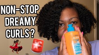 I TRIED The NEW L’Oréal Paris ELVIVE NonStop Dreamy Curls LeaveIn Cream on My Natural Hair [upl. by Bowman30]