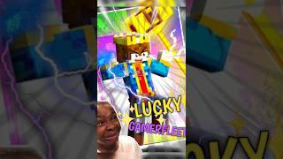 LUCKY GAMERFLEET 🤣GamerFleet anshubisht shortsfeed minecraft shorts fyp youtube ytshorts [upl. by Corrina]