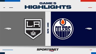 NHL Game 5 Highlights  Kings vs Oilers  May 1 2024 [upl. by Pinchas]