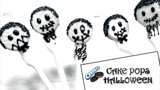 Cake Pops Halloween  Cake Pops de Oreo Fáciles de Hacer  Receta Halloween  chefdemicasacom [upl. by Eneja]