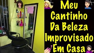 Meu cantinho da beleza improvisado em casa [upl. by Adiraf]