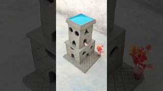 How to beautiful miniature clay house 😱 pt35 shorts [upl. by Tallie]