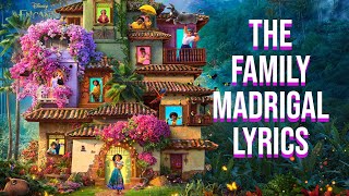 The Family Madrigal Lyrics From quotDisneys Encantoquot Stephanie Beatriz Olga Merediz amp Encanto Cast [upl. by Herrod]