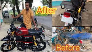 Hero honda CD100SS MODIFIED Into Rx100 special  2023 🤟 new [upl. by Pearson]