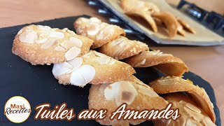 Tuiles aux Amandes  Recette Facile et Rapide [upl. by Levi]