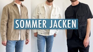 TOP Sommerjacken für Männer ● Stylingtipps für Männer [upl. by Adalard]