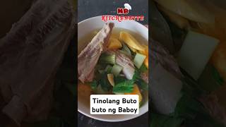 Pork with Papaya Soup Recipe Tinolang Baboy sa Papaya soup pork homemade food cooking [upl. by Maxim729]