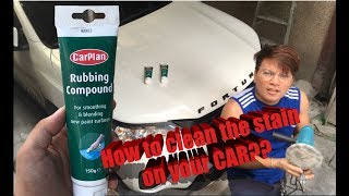 How to CLEAN the STAIN on your CAR [upl. by Berthold]