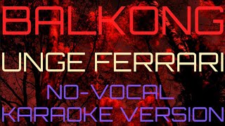 Balkong 🎤 Karaoke Instrumental Version 🎤  Unge Ferrari [upl. by Gnirps]