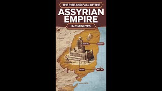 THE RISE AND FALL OF THE ASSYRIAN EMPIRE IN 2 MINUTES [upl. by Eijneb]