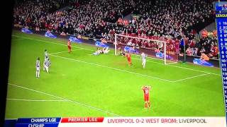 Liverpool vs West Brom 2013 Highlights [upl. by Annoda]