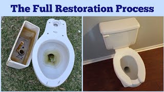 The Full Toilet Restoration Process [upl. by Sosthenna654]