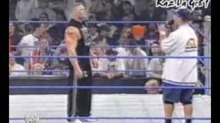 John Cena Disses Brock Lesnar amp Attacks Chris beNoit [upl. by Susejedesoj]