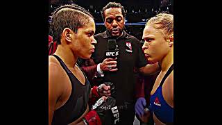 Amanda Nunes VS Ronda Rousey 🔥 ufc [upl. by Nalyk]