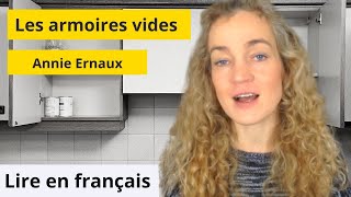 Les armoires vides dAnnie Ernaux [upl. by Ellevel]