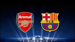 Arsenal go FACE TO FACE with Barcelona [upl. by Tevlev]