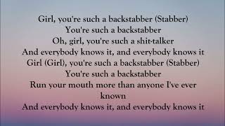 Kesha  Backstabber LYRICS [upl. by Marquis]