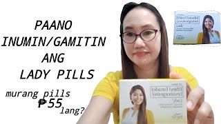 Paano inumin o gamitin ang lady pills [upl. by Brenna]