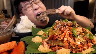 먹방창배 SUB 꼬막무침 먹방 맛집 따라잡기 강릉집 대박 레전드 먹방 Spicy seasoned cockles mukbang Legend koreanfood eatingshow a [upl. by Gurango]