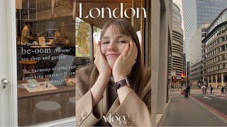 London vlog I autumn in London 3 🍁 aesthetic tea shop hidden cafe do I feel safe in London [upl. by Nylecoj]