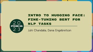 Tutorials  Juhi Dana Intro to Hugging Face Finetuning BERT for NLP tasks [upl. by Yelak989]