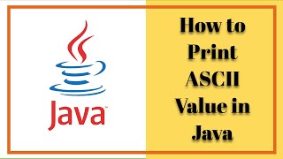 how to get ascii value of alphabets in java  ascii code in java  ascii value of string in java [upl. by Ahcsrop857]