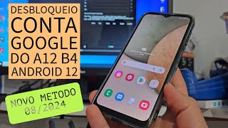 Como remover a conta Google do Samsung A12 binário 4 Android 12 Desbloqueio Simples método 082024 [upl. by Tserrof179]